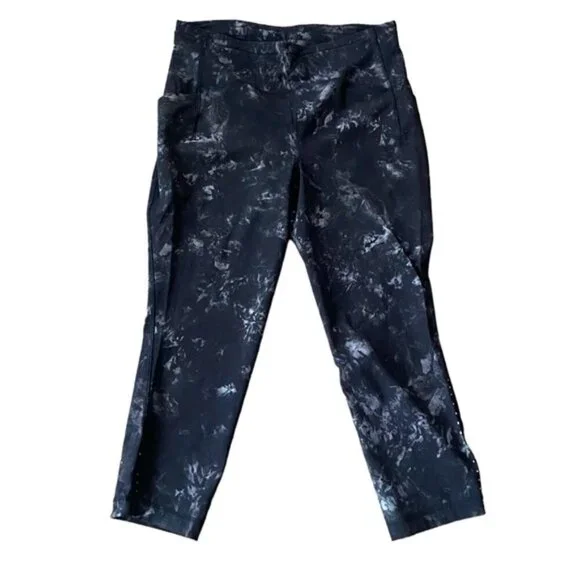 Lululemon Swift Speed High-Rise Crop 21Aquila Black Multi size 12